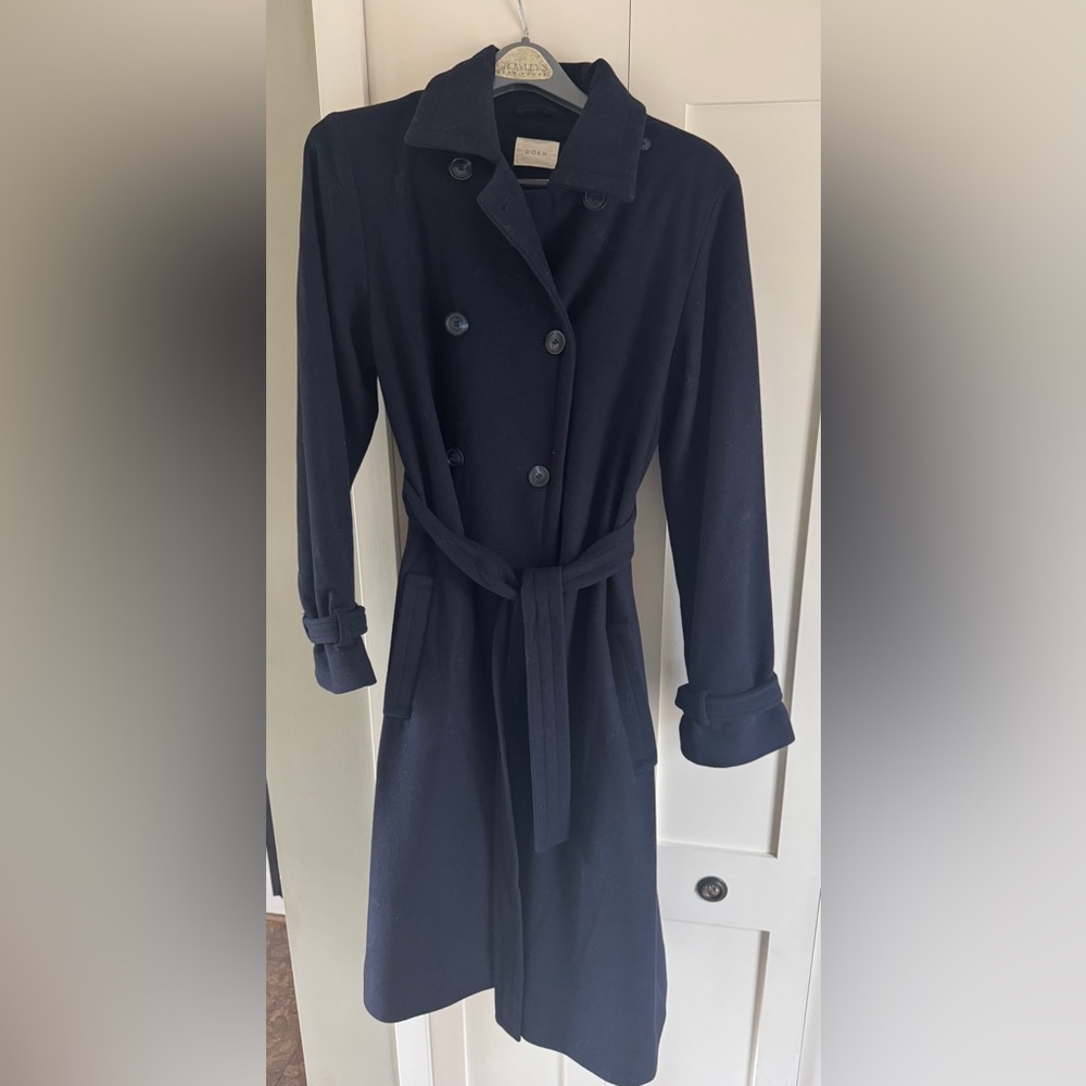 Doen Bolton Coat Deep Navy size medium - Picture 8 of 10